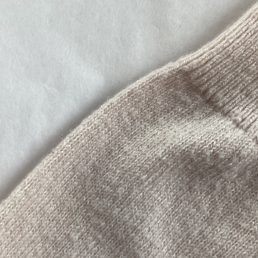 LOFT Soft Light Dusty Pink Mock Neck Sweater Sz M - Picture 10 of 11